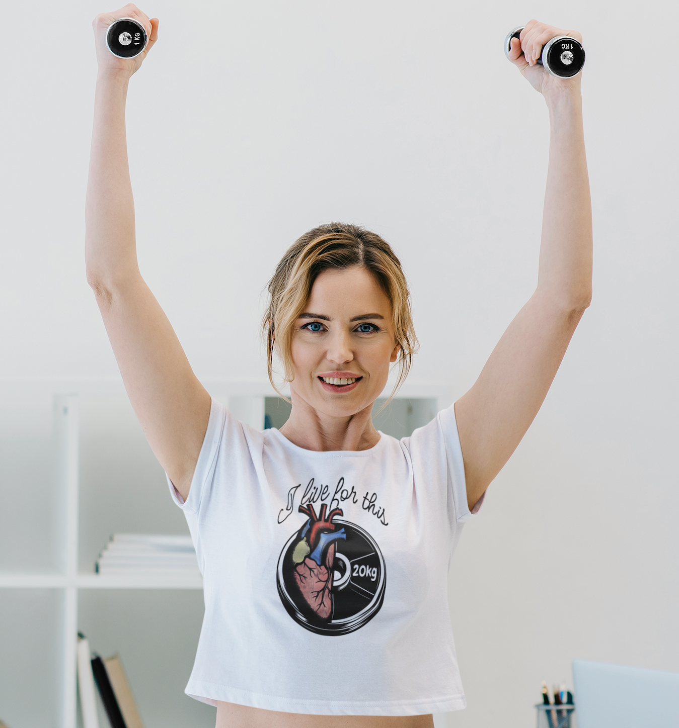 I live for this - Damen Shirt
