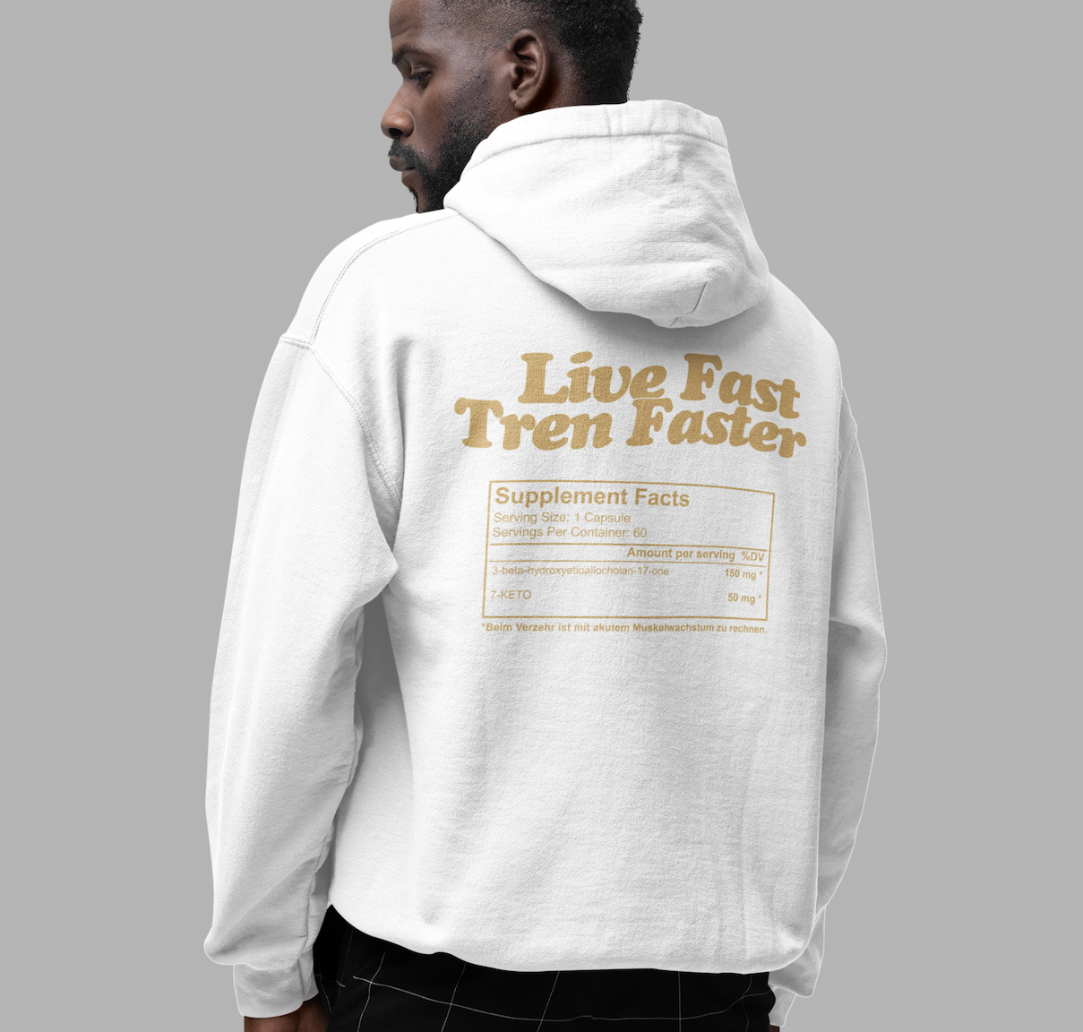 Live Fast Tren Faster - Zipper Hoodie