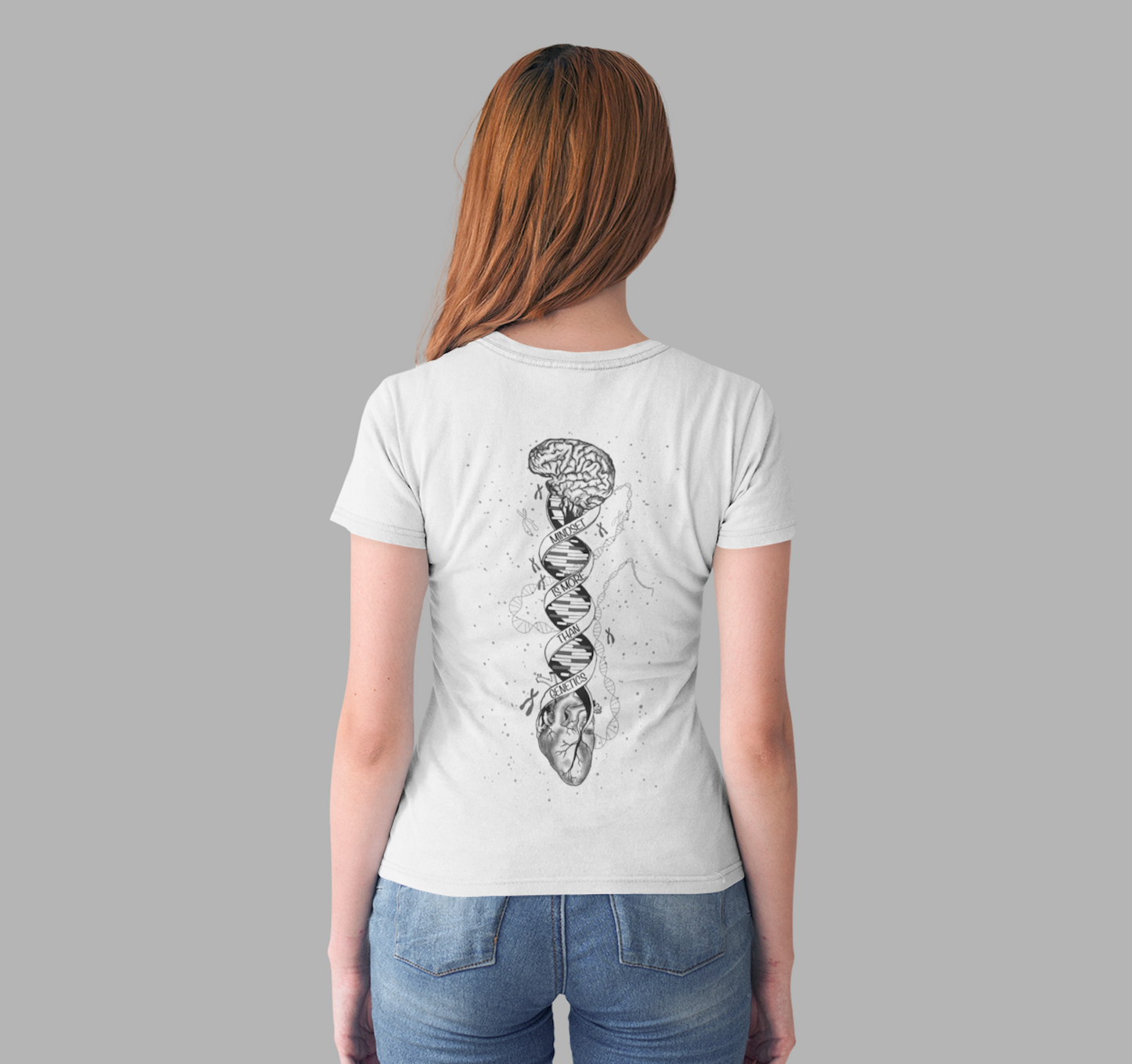 Mindset is more than genetics - Premium T-Shirt